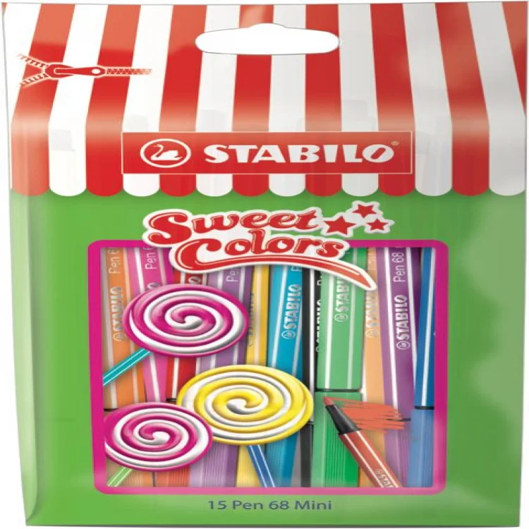 Stabilo Pen 68 Mini Swe.col 15li-668/15-51010309