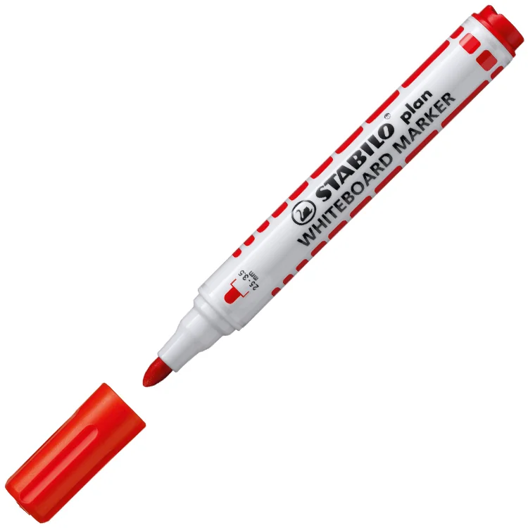 Stabilo Plan Beyaz Tahta Kalem Kırmızı  641/40
