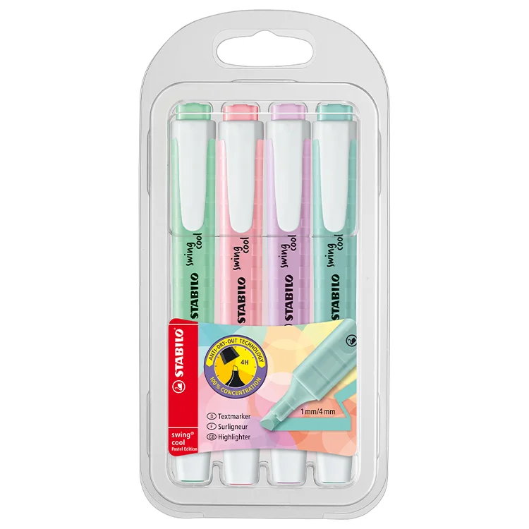 Stabilo Swing Cool Pastel 4lü Paket 275/4-08-1 Yeni Paket 50000220