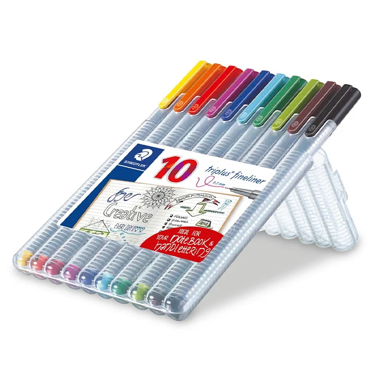 Staedtler 334 Sb10ac Triplus Fineliner 10lu