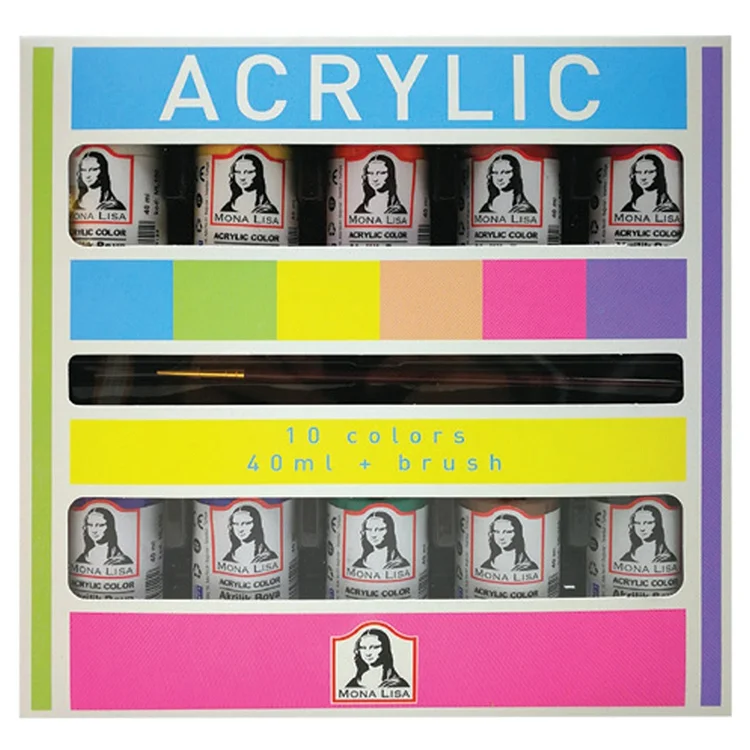 Südor Akrilik Boya 10 Renk Monalisa 40 Ml Ml122