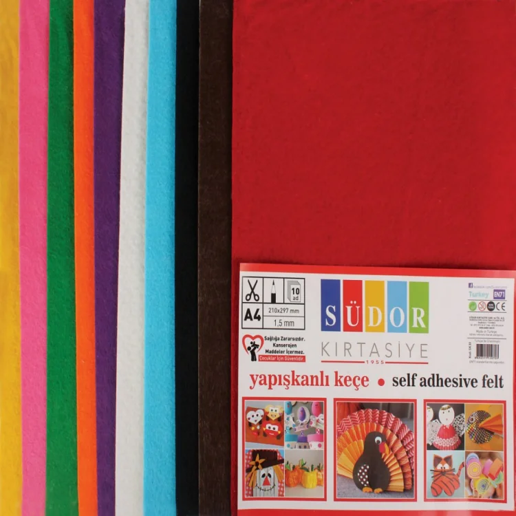 Südor Keçe 20*30 Cm Yapışkanlı 10 Renk Sk-33