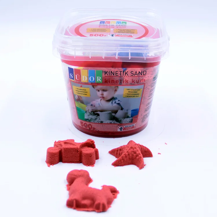 Südor Kinetik Kum Kovalı 500 Gr Kırmızı Ks02-3