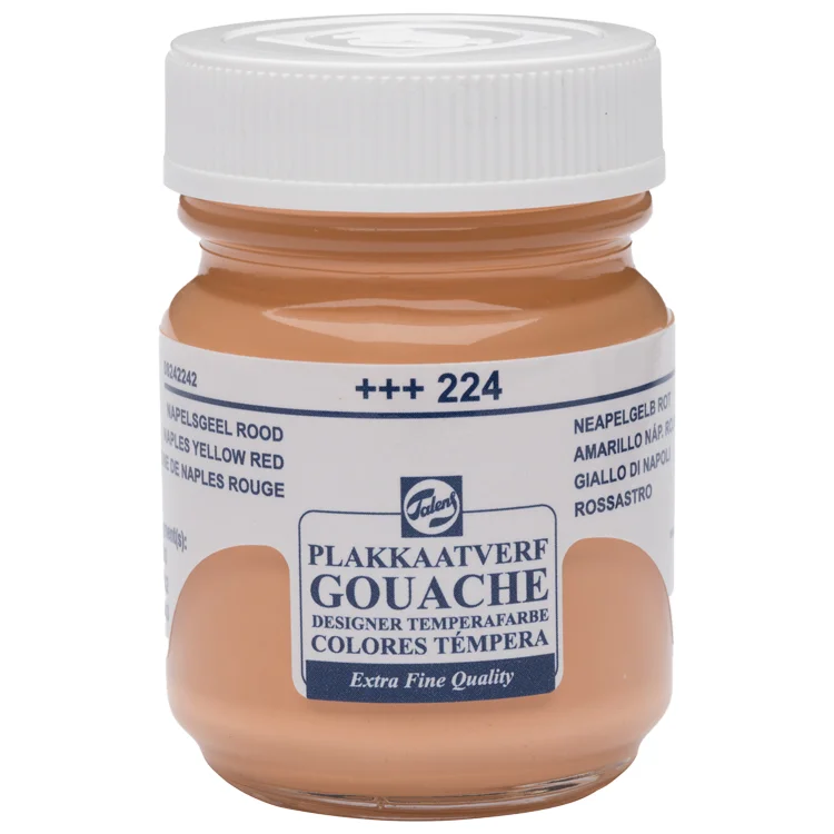 Talens Guaj Boya 16ml. Rt08162242 Napl.ylv Red