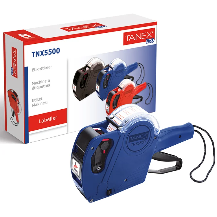 Tanex Fiyat Etiket Makinesi 5500 Eco Mavi Tnx5500eco41