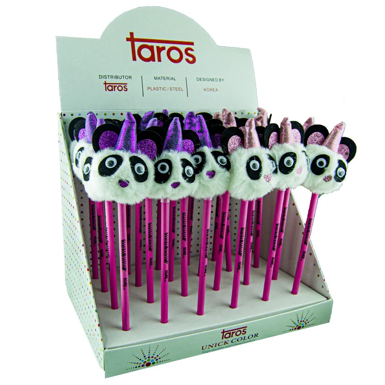 Taros Unick Color Panda Tepeli Kurşun Kalem Kod:5533