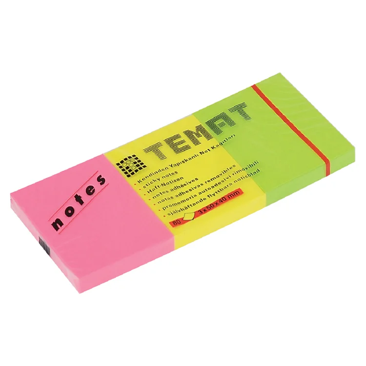 Temat Not Kağıdı 3*50*40 Renkli 10770