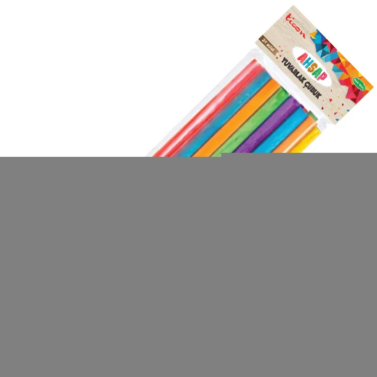 Ticon Çubuk Yuvarlak Ahşap Büyük Boy Renkli 328590