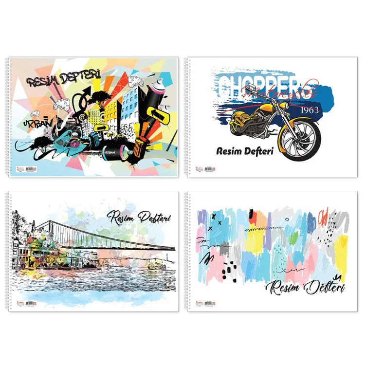 Ticon Resim Defteri 34x48 Cm Elite Spiralli Pp Kapak 25 Yaprak 362949