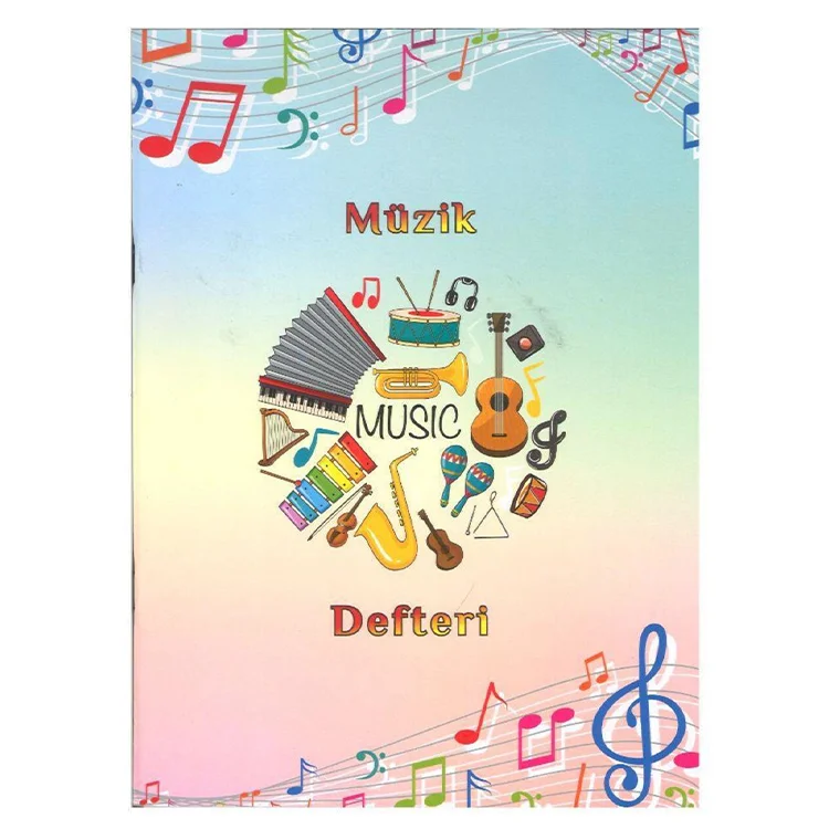 Tokaç Müzik Defteri A4 Karton Kapak 40 Yaprak Tok-1810
