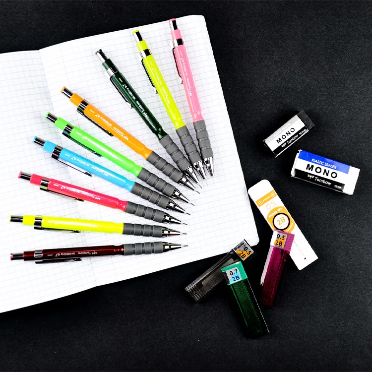 Tombo Sh-300 Girip Ok Seti 0.7mm Pembe Gr81 R7.s1