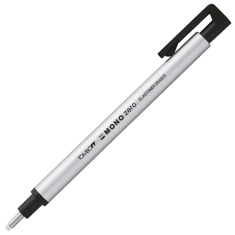 Tombow Mono Zero Kalem Silgi Yuvarlak Uç (2,3mm) Gümüş Lv-t-eh-kur 04