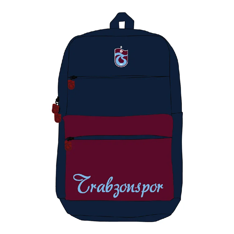 Trabzonspor Sırt Çantası Trend Bordo Cepli Paraşüt 23272