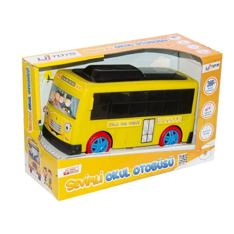 Uj Toys Çarp Dön Araba_sevimli Okul Otobüsü Oyck