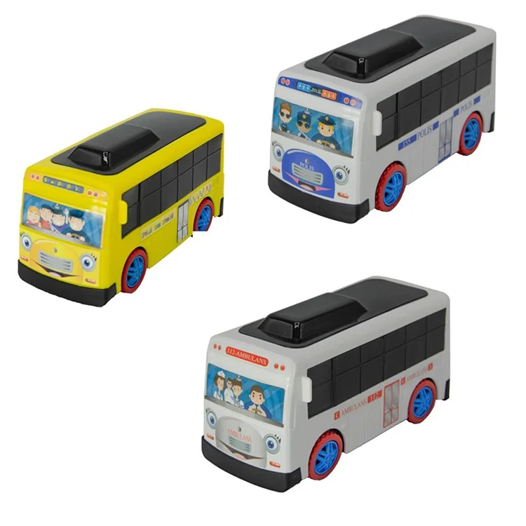 Uj Toys Çarp Dön Araba_sevimli Polis Otobüsü Oyck