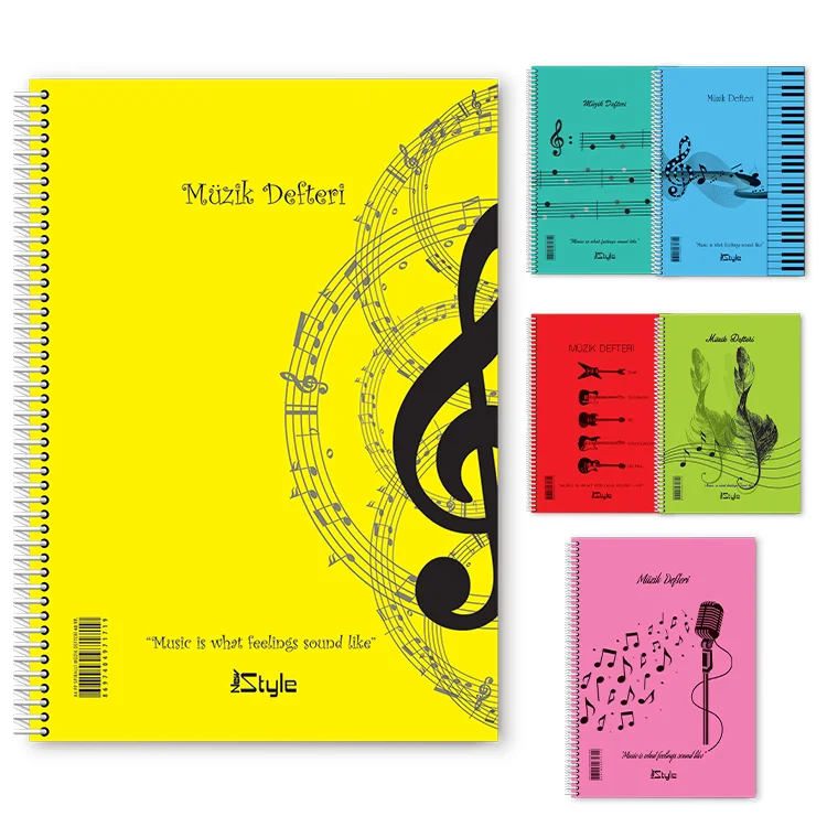 Umut Newstyle Pls Kapak Sipiralli A4 Müzik Defteri 40 Yaprak