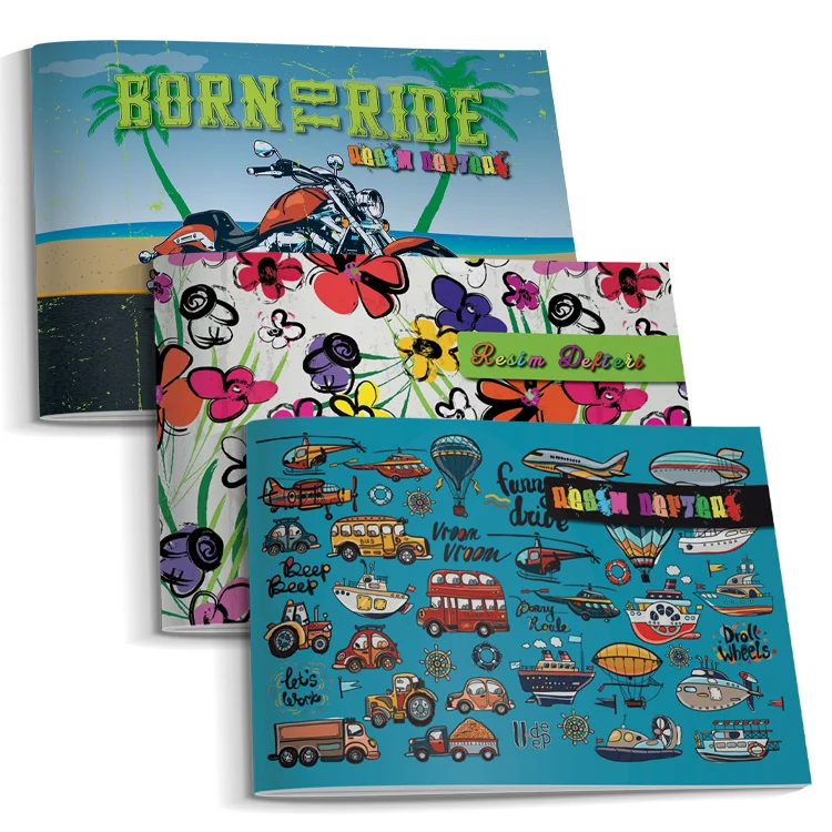 Umut U-deep Büyük Karton Kapak Resim Defteri 20 Yaprak Ur-20b