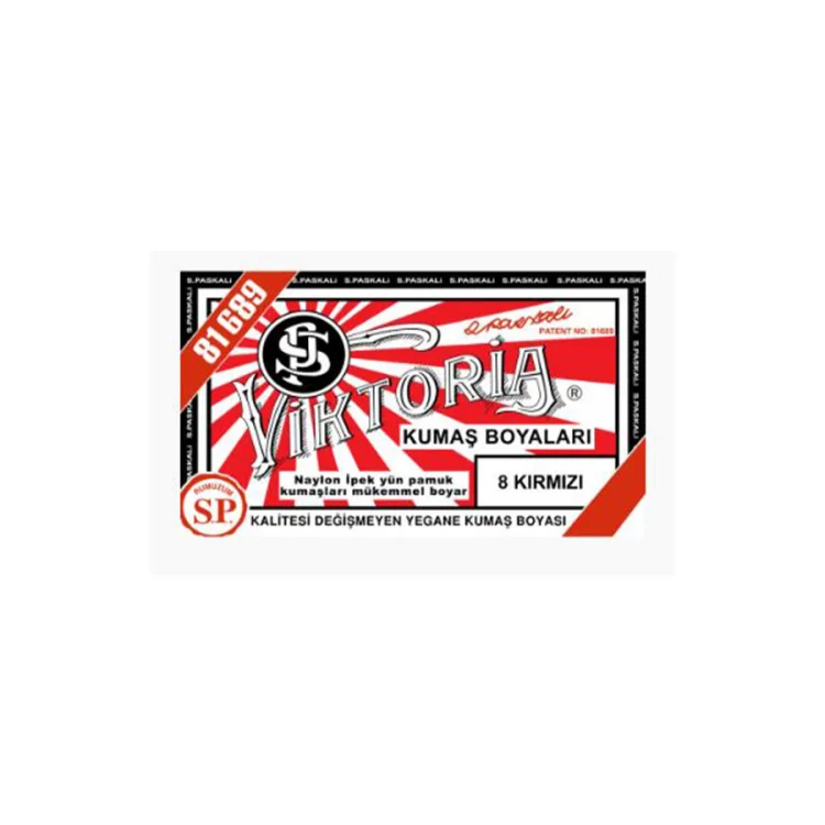 Viktoria Kumaş Boyası No:08 Kırmızı