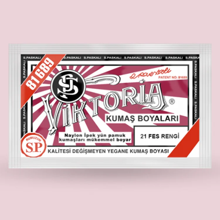 Viktoria Kumaş Boyası No:21 Fes Rengi