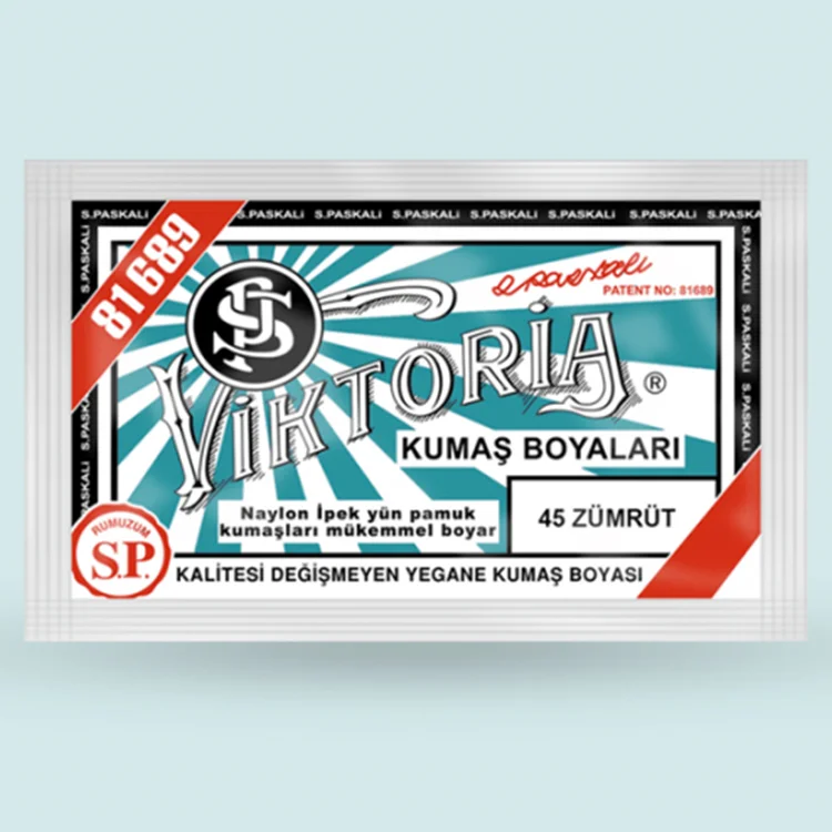 Viktoria Kumaş Boyası No:45 Zümrüt