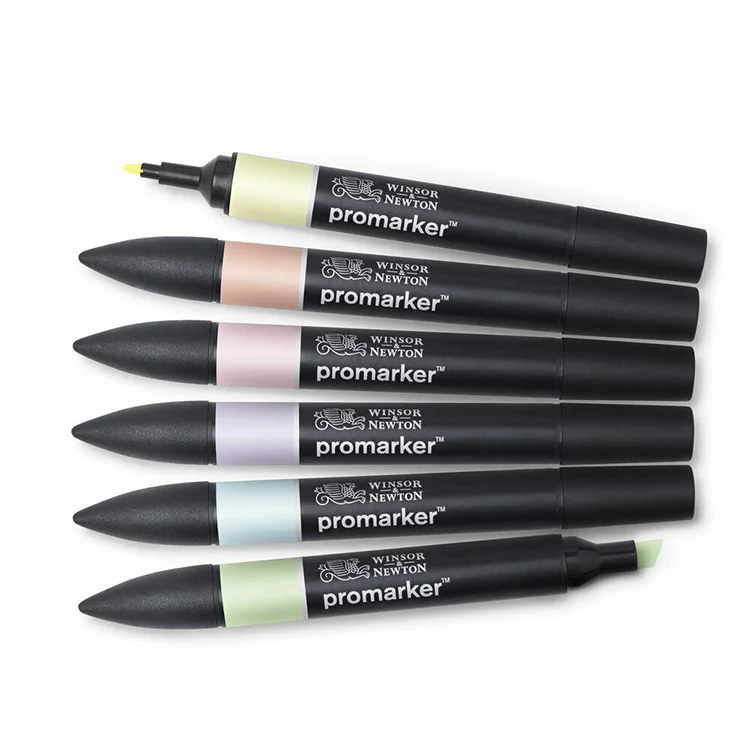 Winsor Newton Promarker 6lı Set Pastel Tonları Lv-wn-0290113