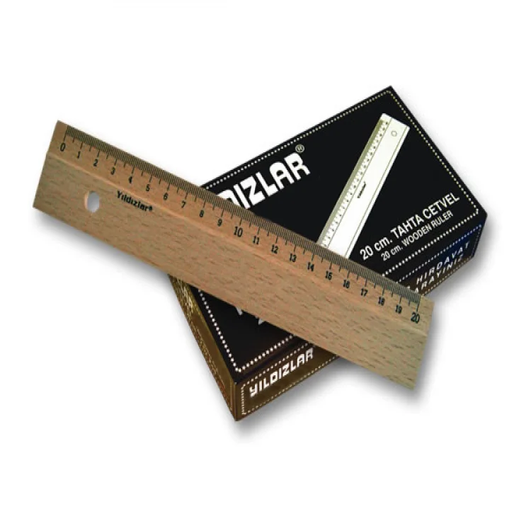 Yıldızlar Cetvel 20 Cm Tahta 090