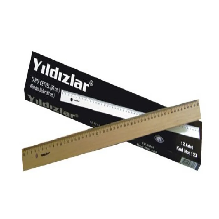 Yıldızlar Cetvel 50 Cm Tahta 123