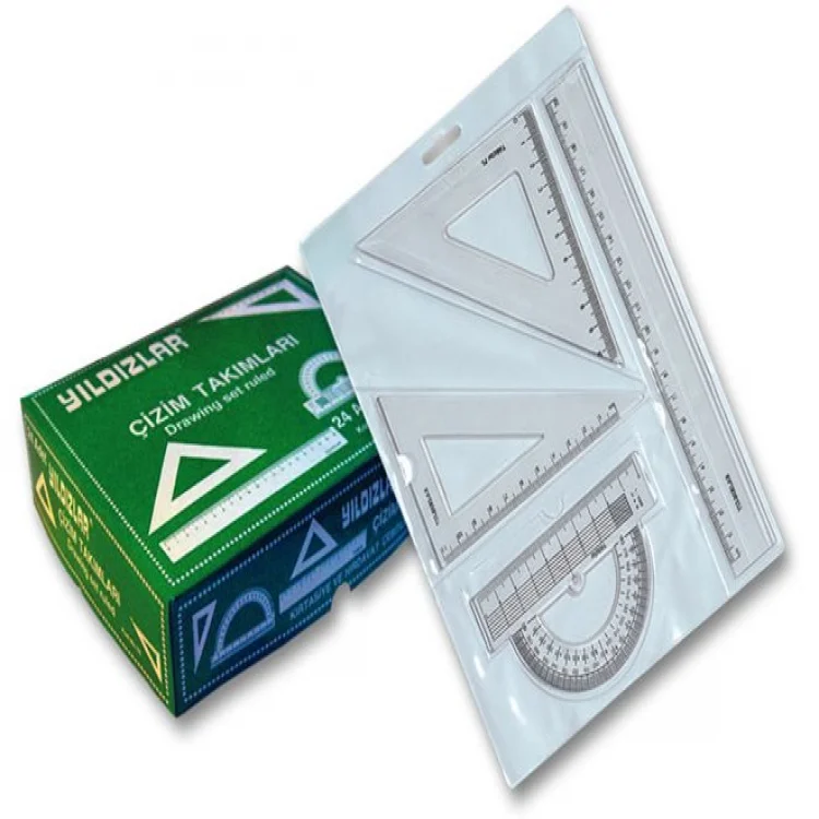 Yıldızlar Çizim Takımı 20 Cm Cetvelli 018