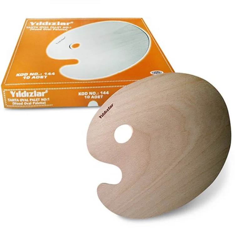 Yıldızlar Palet Oval No:1 Tahta 144