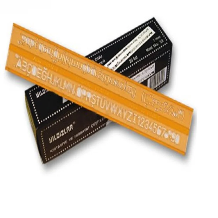 Yıldızlar Şablon 7.00 Mm Teknik Yazı 053