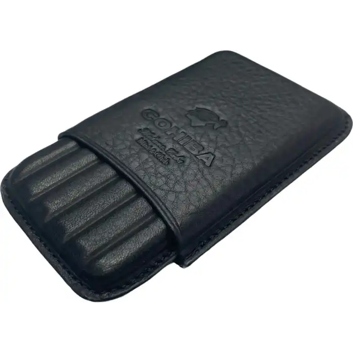 Cohiba 5li Deri Puro Taşıma Çantası – Siyah ve Kahverengi