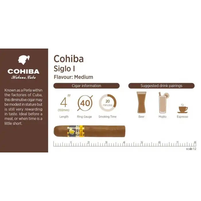 Cohiba Siglo 1 - 25 li Kutu