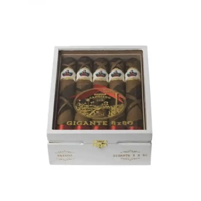 Gigantes Rayado by La Rosa de Sandiego 10lu Kalın Büyük Puro (8x80)