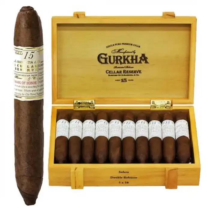 Gurkha Cellar Reserve 15 Year Solara Double Robusto 20li Puro