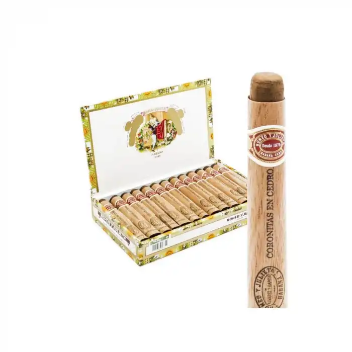 Romeo Y Julieta Coronitas en Cedros 25li Puro