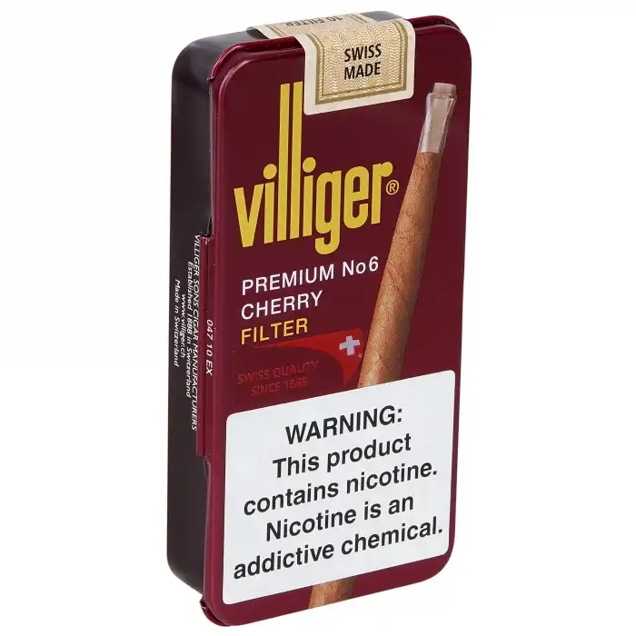 Villiger Premium Cherry No6 Ağızlıklı Sigarillo 50 Adet