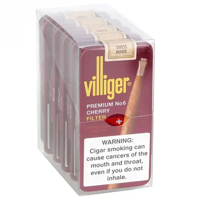 Villiger Premium Cherry No6 Ağızlıklı Sigarillo 50 Adet
