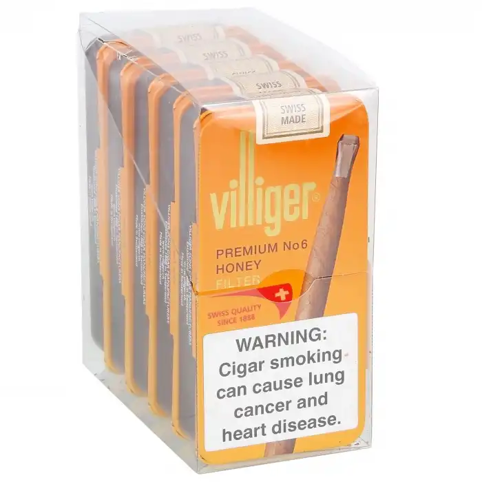 Villiger Premium No:6 Honey (50 Adet) ağızlıklı Ballı Puro