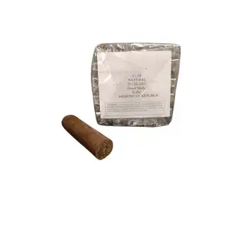 El Yapımı Natural Dominik Kısa Kalın Puro 25li