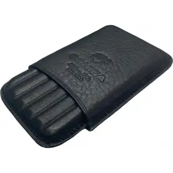 Cohiba 5li Deri Puro Taşıma Çantası – Siyah ve Kahverengi