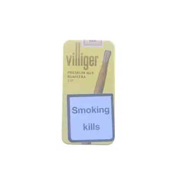 Villiger Sumatra No6 sigarillo 1 Karton (50 Adet) ağızlıklı puro