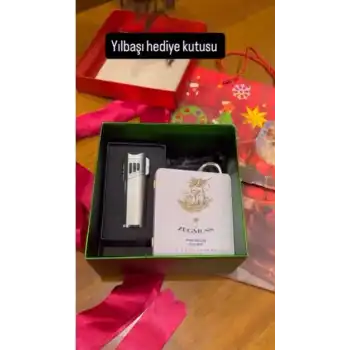 Yılbaşı Hediye Kutusu Puro Seti Hediyelik 4 Parça ( isim Yazılır)