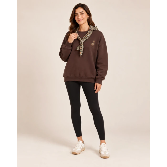 Fularlı Sweat Shirt