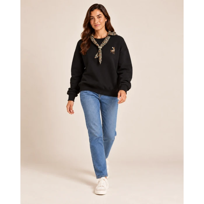 Fularlı Sweat Shirt