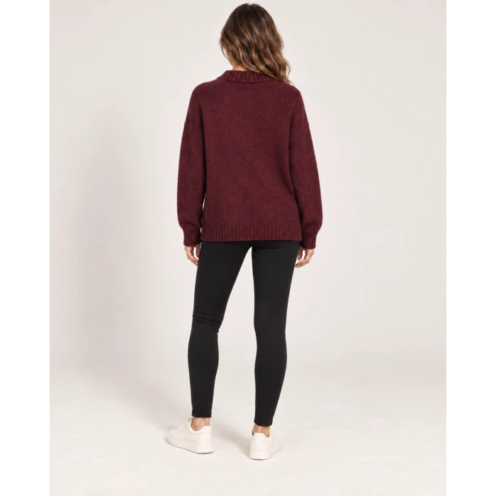 Lavin Baklava Desenli Oversize Triko Tunik