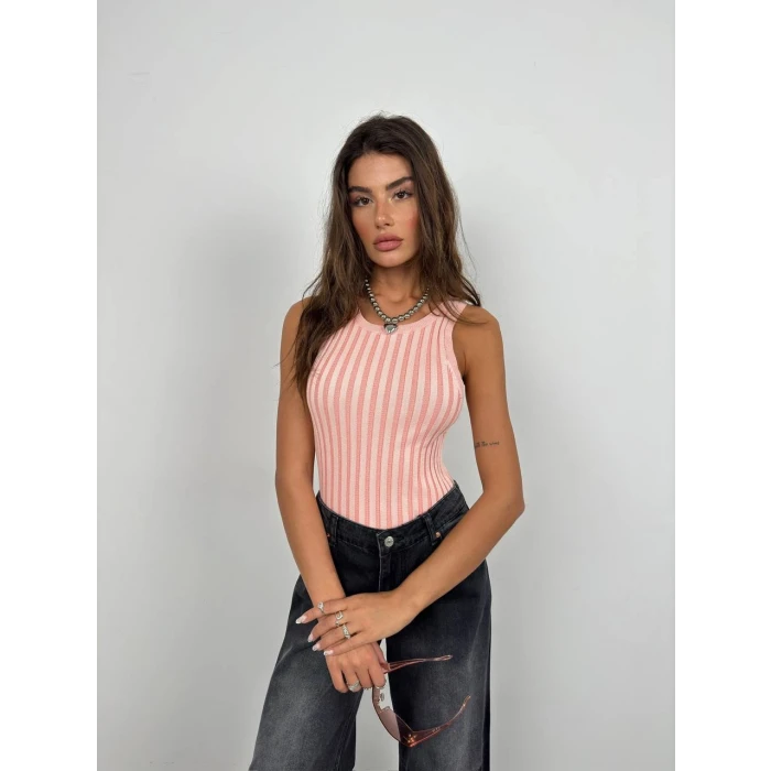 Livia Çizgili Triko Atlet