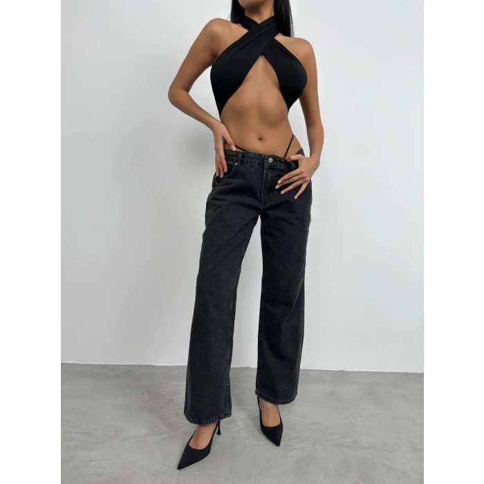 Vera Antrasit Straight Fit Jean