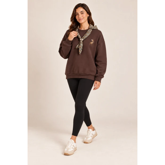 Fularlı Sweat Shirt