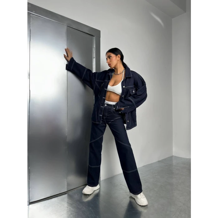 Nora Oversize Denim Ceket