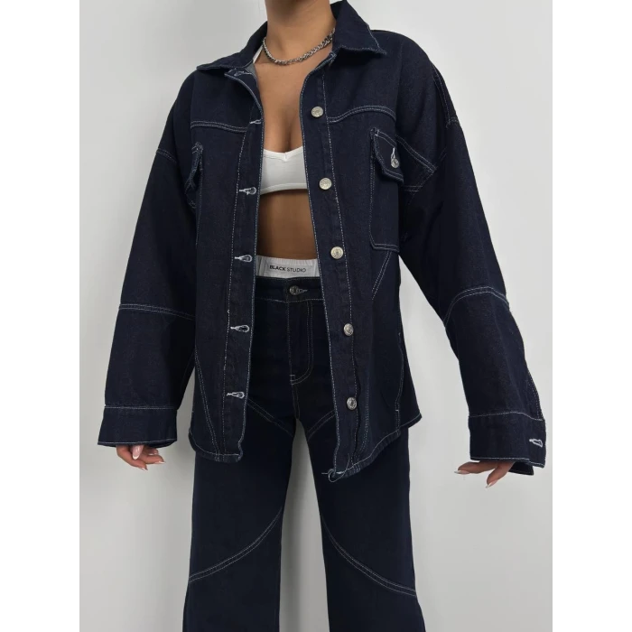 Nora Oversize Denim Ceket